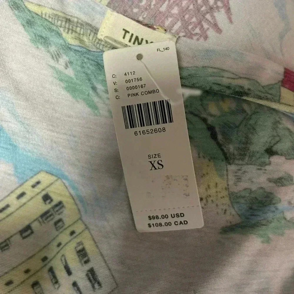 Anthropologie -  Tiny Postcard Wrap Top - Picture 9 of 9